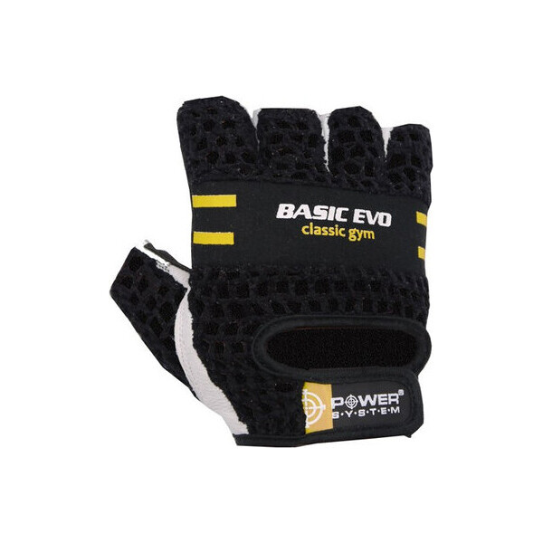 

Перчатки атлетические Power System Basic EVO PS-2100, черно-желтые (PS_2100E_Black/Yellow) - M
