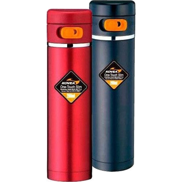 

Термос Kovea One-touch Slim - синий, 200 мл (8806372096472)