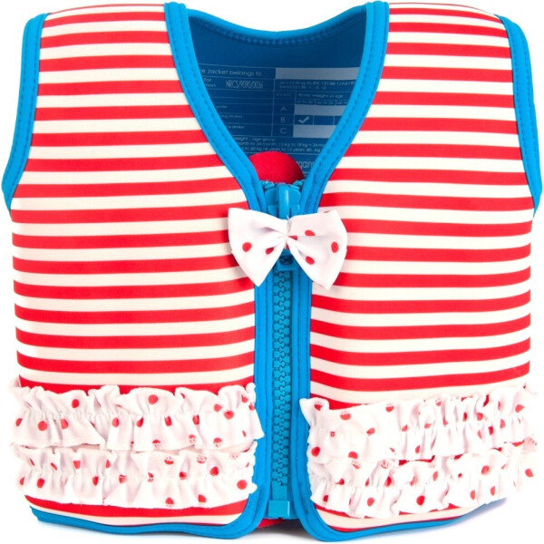 

Жилет плавательный Original Konfidence Jacket Scoot красный в полоску - 4-5 г (KJ16-C-05)