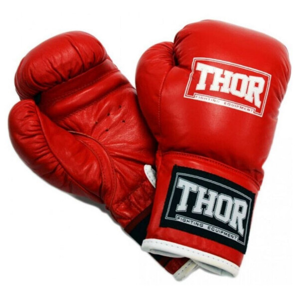 

Перчатки боксерские детские Thor Junior Leather Red (513 Leather), 10 oz