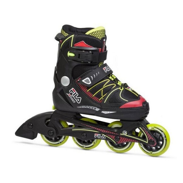 

Коньки роликовые раздвижные Fila 16 X-one black/red/lime 010616140 красные (38-41)