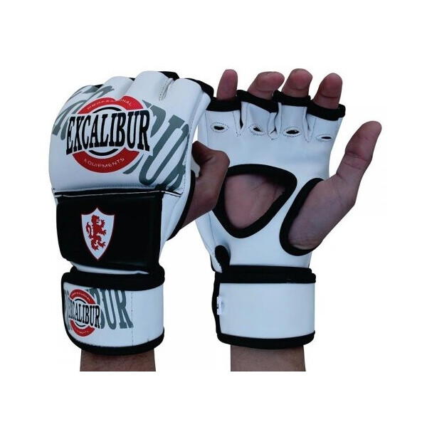

Перчатки для MMA Excalibur 670 бело-черные - L/10