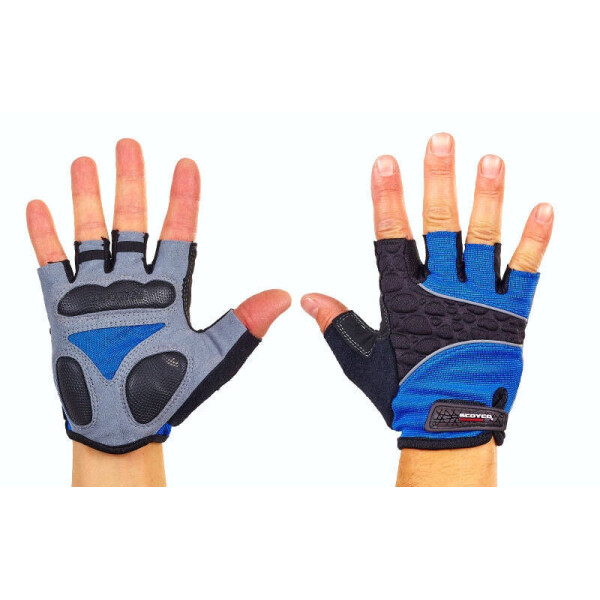

Велоперчатки текстильные Scoyco BG03-B синие XL