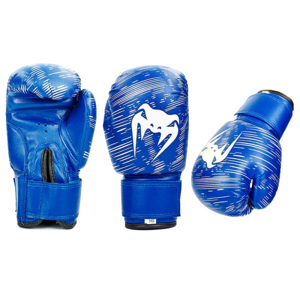 

Перчатки боксерские детские Venum MA-5432-B синие - 4oz
