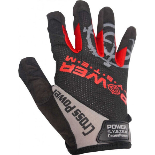

Перчатки спортивные Power System Cross Power Black-Red - M