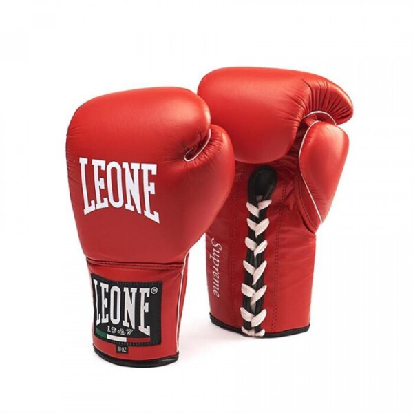 

Перчатки боксерские Leone Supreme Red - 10 Oz