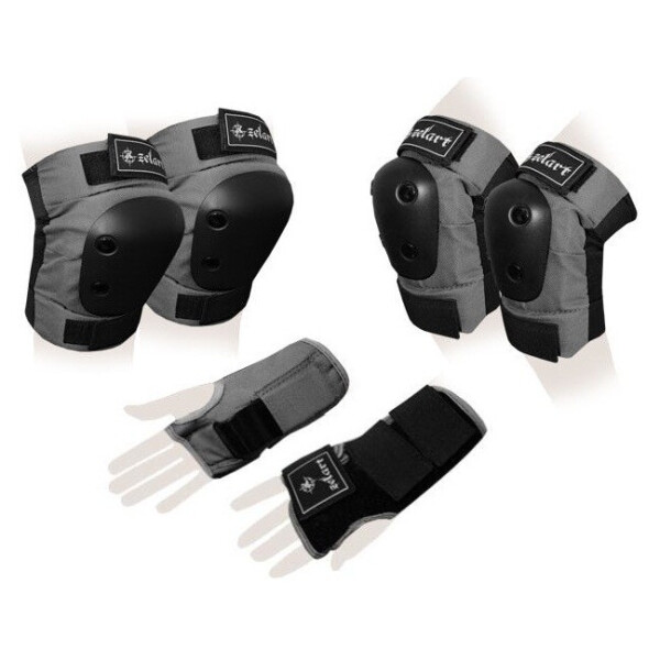 

Защита для катания (комплект) Zel SK-4680GR Metropolis серая - L