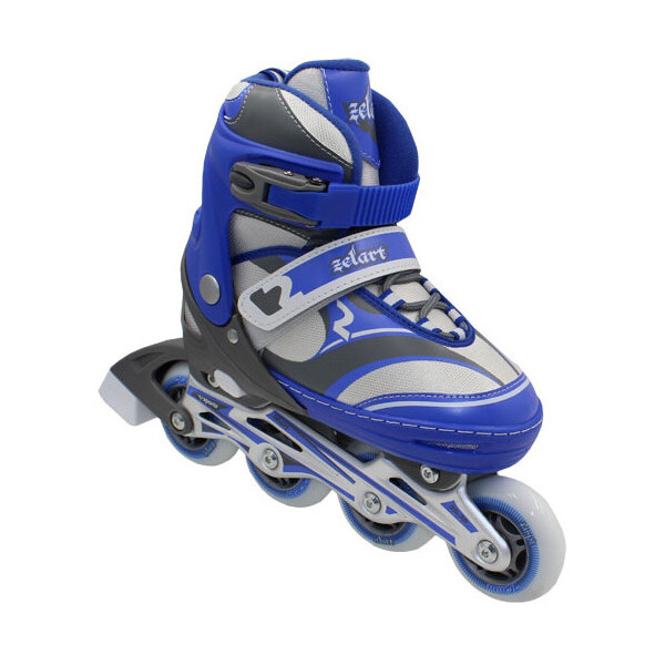 

Коньки роликовые раздвижные ZEL Z-608B Enjoyment синие - 35-38
