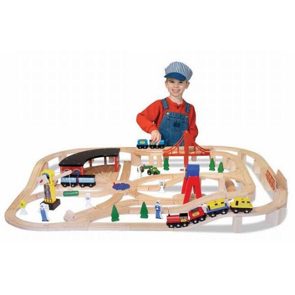 

Набор «Деревянная железная дорога» Melissa & Doug