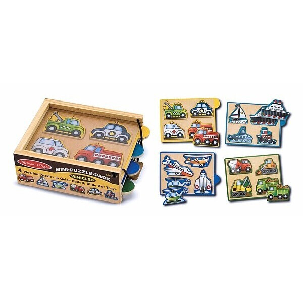 

Набор пазлов «Транспорт» мини Melissa & Doug