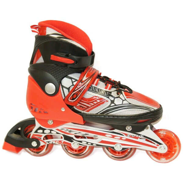 

Коньки роликовые раздвижные Teku Skate TK-S6-001 красные