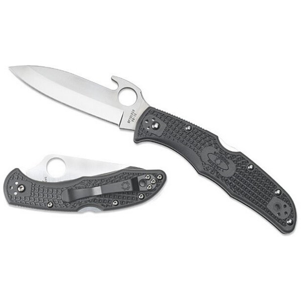 

Нож складной Spyderco Endura Wave серый