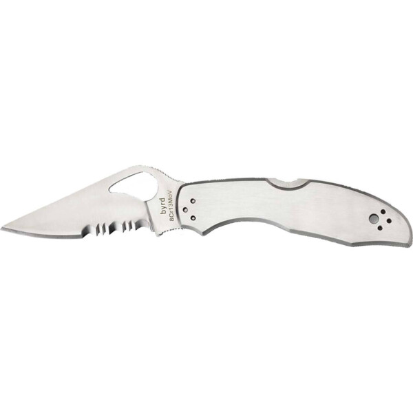 

Нож складной Spyderco Byrd Meadowlark 2 полусеррейтор, складная рукоятка