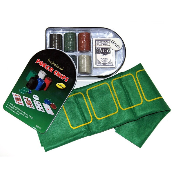 

Набор для игры в покер Poker Chips, 120 фишек
