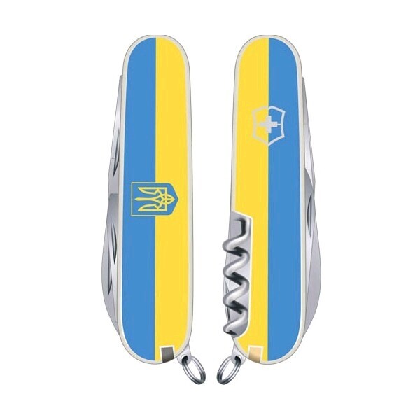 

Нож Victorinox Spartan Ukraine 13603.7R4 голубой