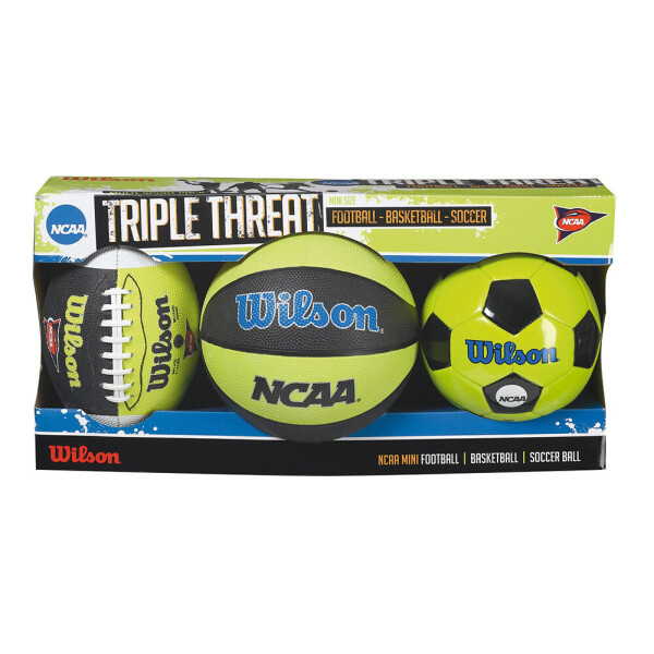 

Набор из 3-х мини мячей Wilson NCAA Triple Threat Kit SS14 №1