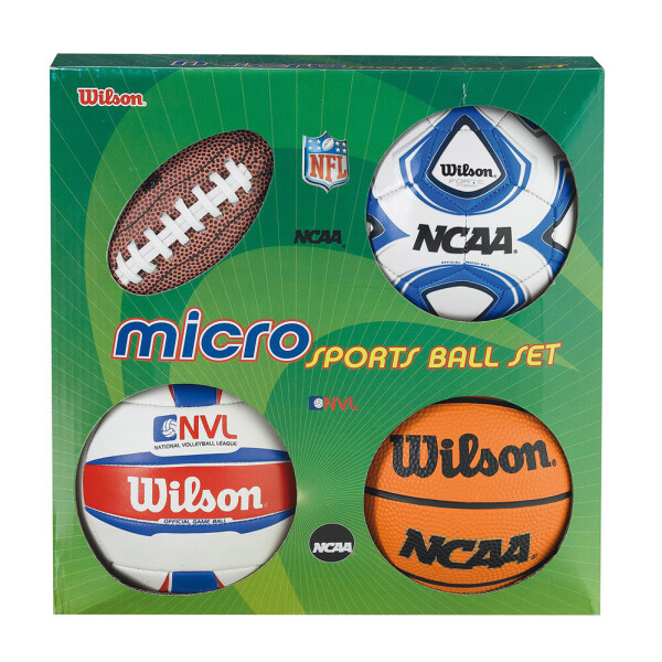 

Набор из 4-х мини мячей Wilson Micro Sports 4 Ball Kit SS14 №1