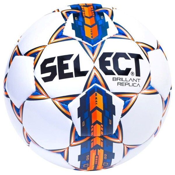 

Мяч футбольный Select Brillant Replica 3 белый/синий/оранжевый