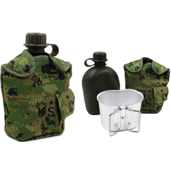 

Фляга с котелком 1л TY-4834-2 (пиксель MARPAT)