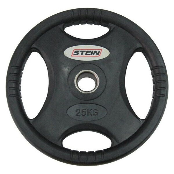 

Диск олимпийский полиуретановый 25 кг Stein DB6061-25 с хватами - 51мм