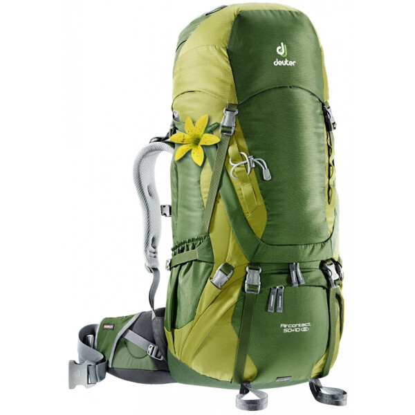 

Рюкзак туристический Deuter Aircontact 50+10 л pine-moss