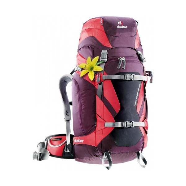 

Рюкзак туристический Deuter Rise Tour 40+SL aubergine-fire