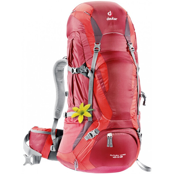 

Рюкзак туристический Deuter Futura Vario 45+10 SL cranberry-fire