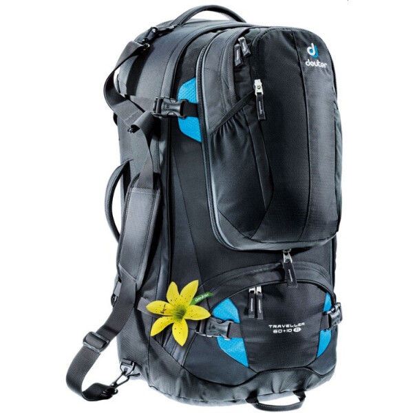 

Рюкзак туристический Deuter Traveller 60 + 10 SL black-turquoise 7321