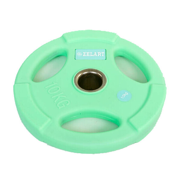 

Диск обрезиненный 10 кг Zelart PU TA-5336(50)-10 - 50 мм