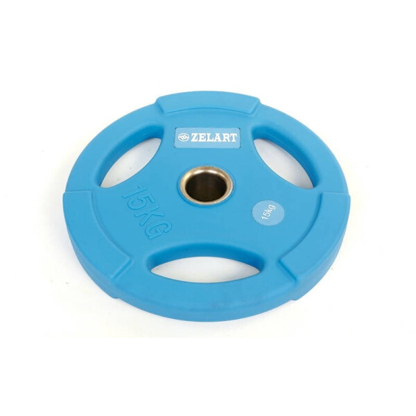 

Диск обрезиненный 15 кг Zelart PU TA-5336(50)-15 - 50 мм