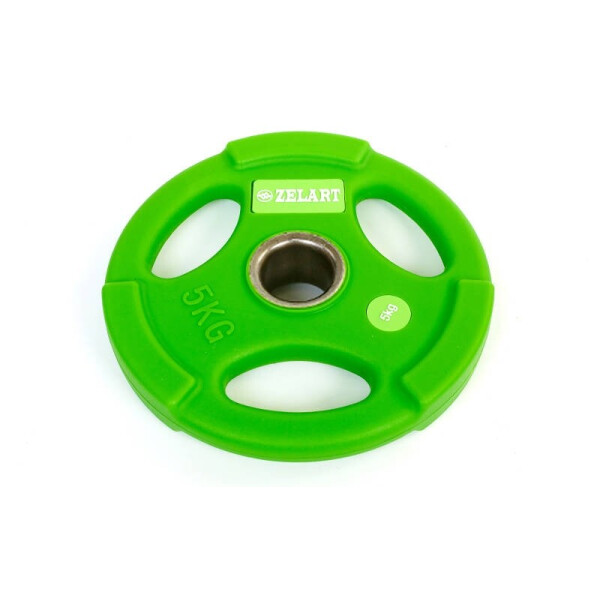 

Диск обрезиненный 5 кг Zelart PU TA-5336(50)-5 - 50 мм