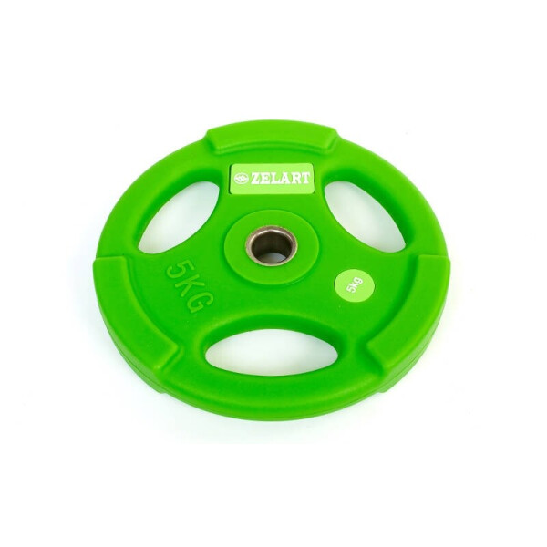 

Диск обрезиненный 5 кг Zelart PU TA-5336(28)-5 - 28 мм