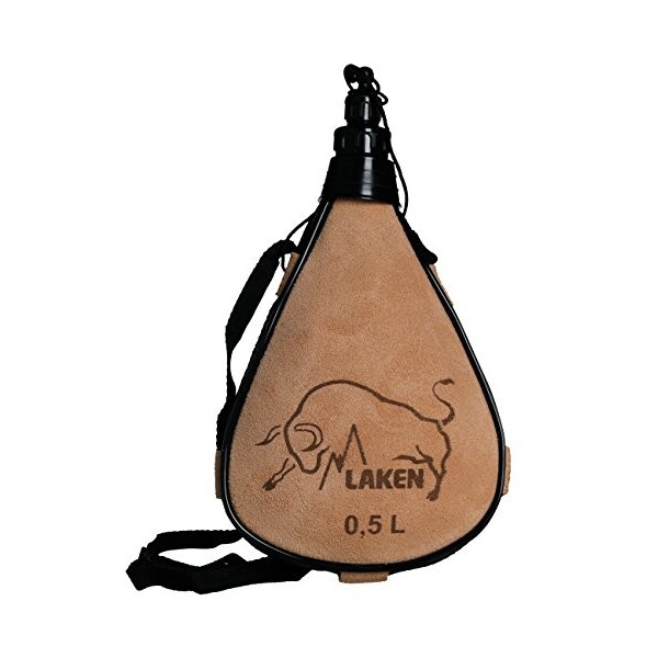 

Фляга Laken Leather canteen 500 мл straight form