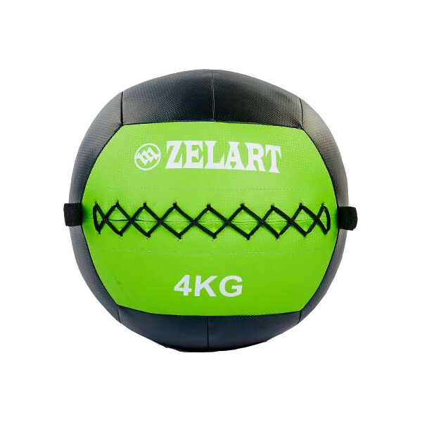 

Мяч медицинский (медбол) Pro Supra Wall Ball FI-5168-4 4кг зеленый