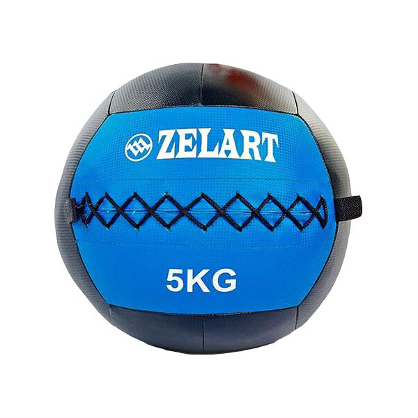 

Мяч медицинский (медбол) Pro Supra Wall Ball FI-5168-5 5кг синий