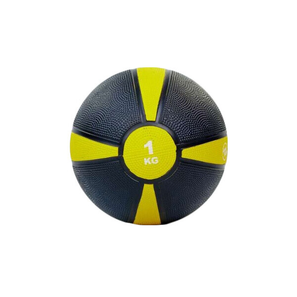 

Мяч медицинский (медбол) ZLT FI-5122-1 1 кг желтый