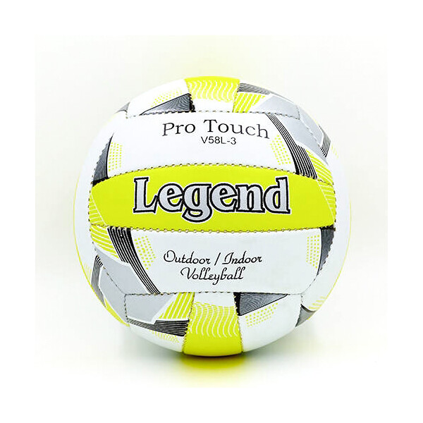 

Мяч волейбольный Legend PU LG5403 №5 бело-салатовый
