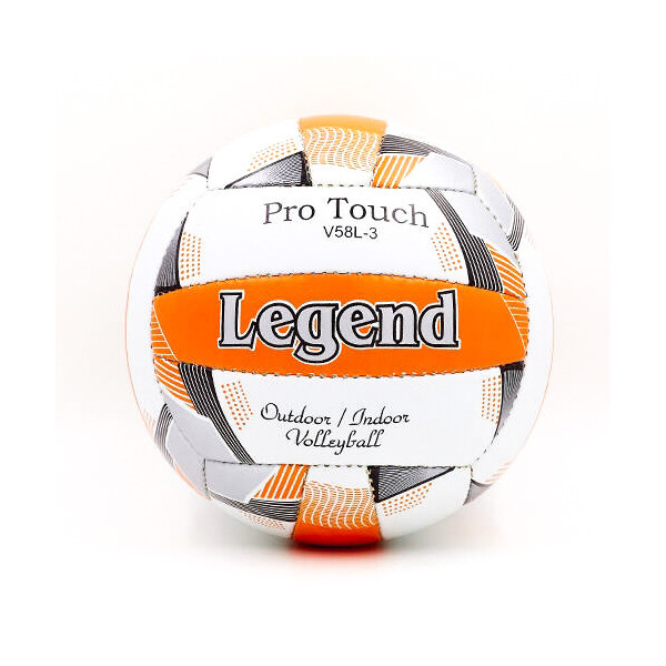 

Мяч волейбольный Legend PU LG5405 №5 бело-оранжевый