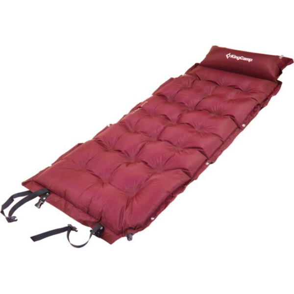 

Коврик самонадувающийся KingCamp Base Camp Comfort Wine red