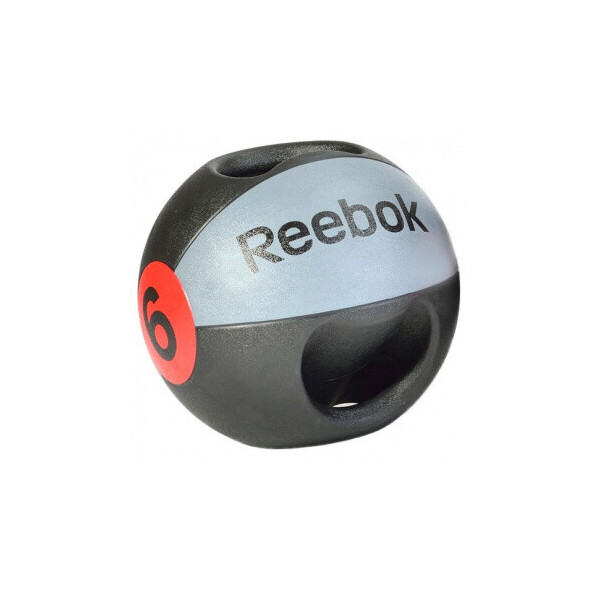 

Мяч медицинский (медбол) с ручками Reebok Double Grip Med Ball 6 кг