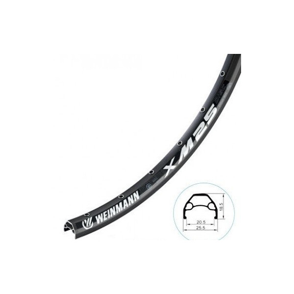 

Обод велосипедный Weinmann XM25 Disc 650B 27,5" 36H A/V черный