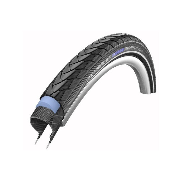 

Покрышка велосипедная Schwalbe Marathon Plus HS440 26"x1.50" (40-559) SmartGuard B/B+RT EC 67EPI