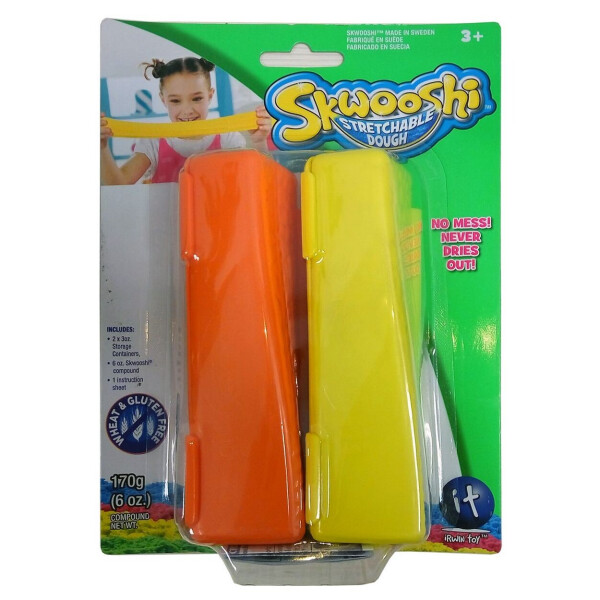 

Набор для лепки Irvin Toys Skwooshi 2 цвета в упаковке