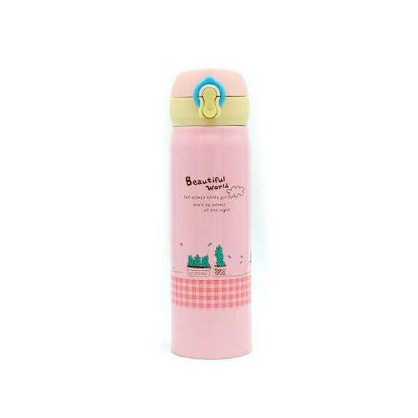 

Бутылка для воды Spider Beautiful World 2462-F 450 мл розовая