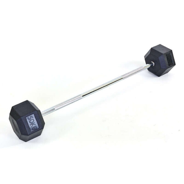 

Rubber Hexagon Barbell TA-6230-50 50 кг
