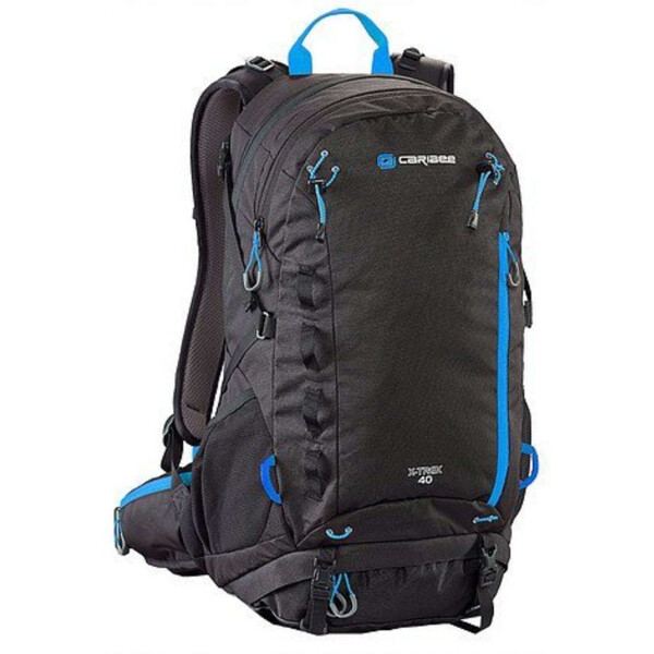 

Рюкзак туристический Caribee X-Trek Black/Ice Blue, 40 л