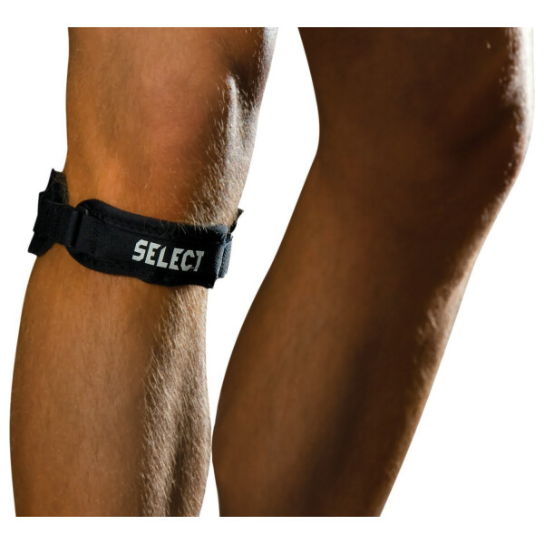 

Бандаж для поддержания колена Select Elastic Knee-Strap, черный (5703543703579)