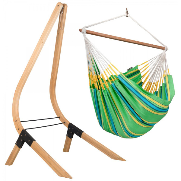 

Стул-гамак со стойкой La Siesta Kiwi (CUL214VEA161)