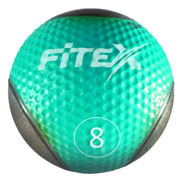 

Мяч медицинский (медбол) Fitex MD1240-8 - бирюзовый, 8 кг