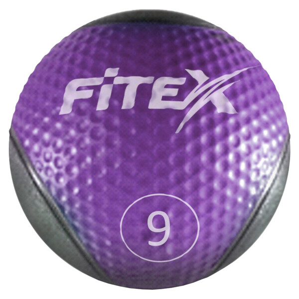 

Мяч медицинский (медбол) Fitex MD1240-9 - фиолетовый, 9 кг